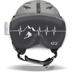Soggle Vizor Heartbeat Skier