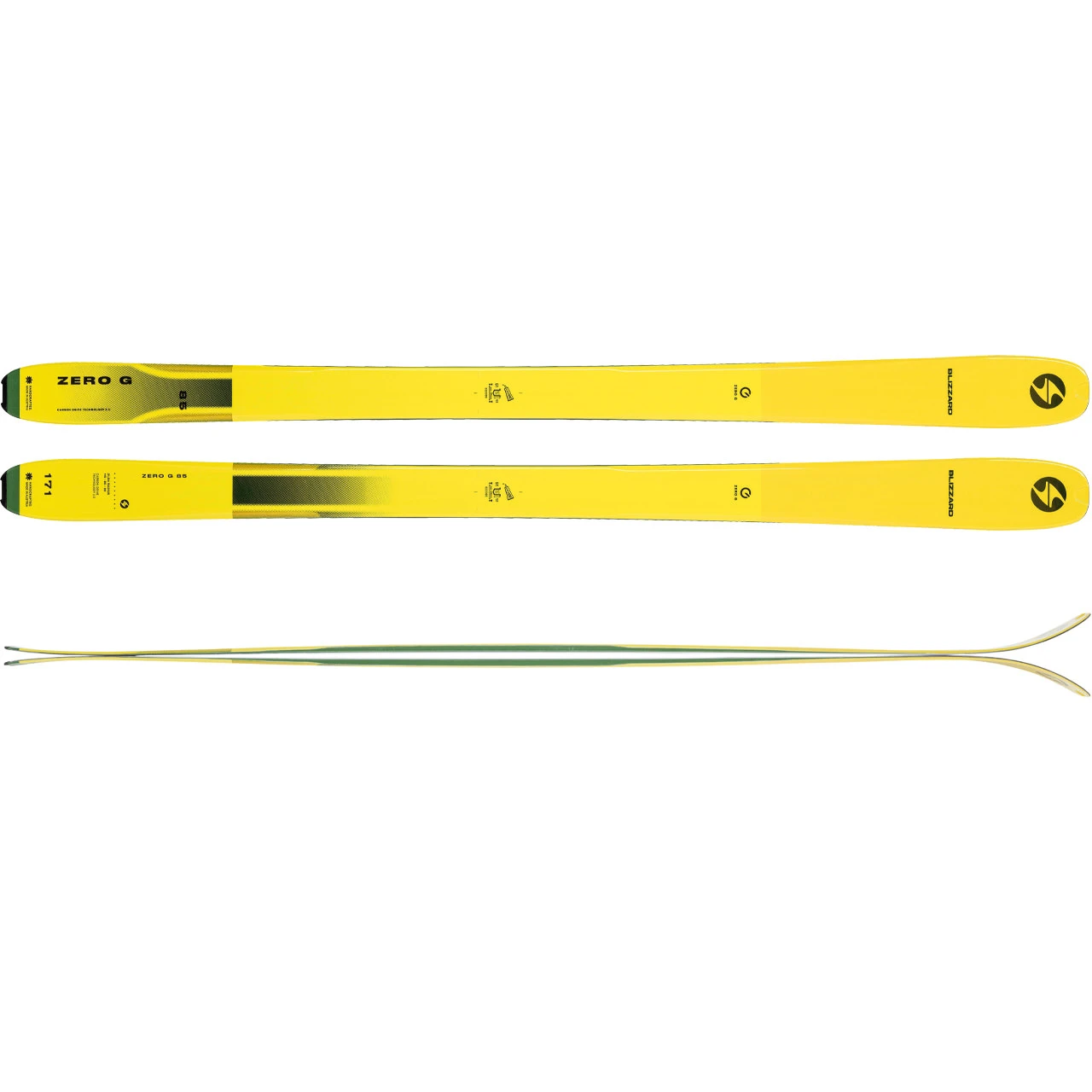 Blizzard Zero G 85 Yellow (2021/22)