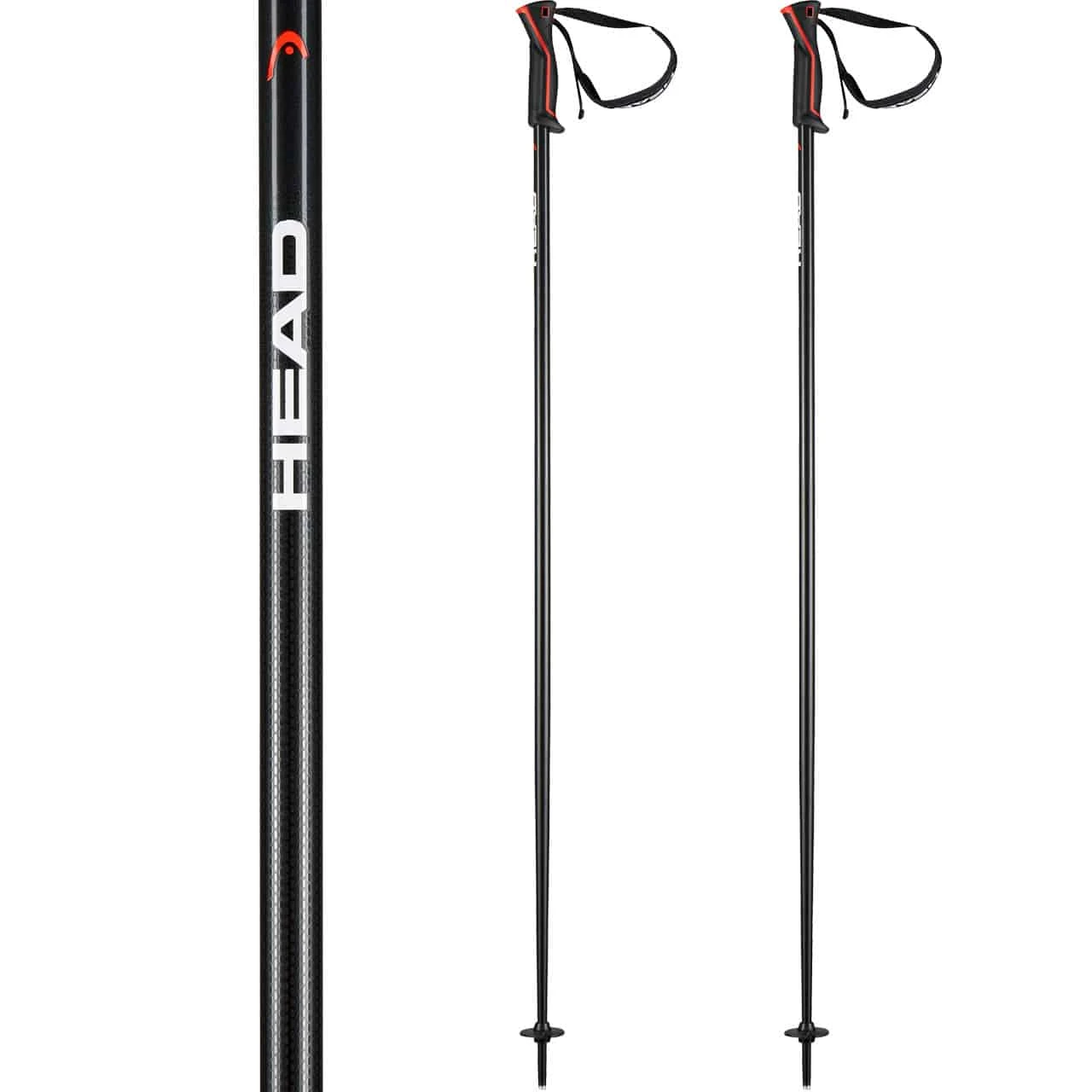 Head Frontside Anthracite/red Poles