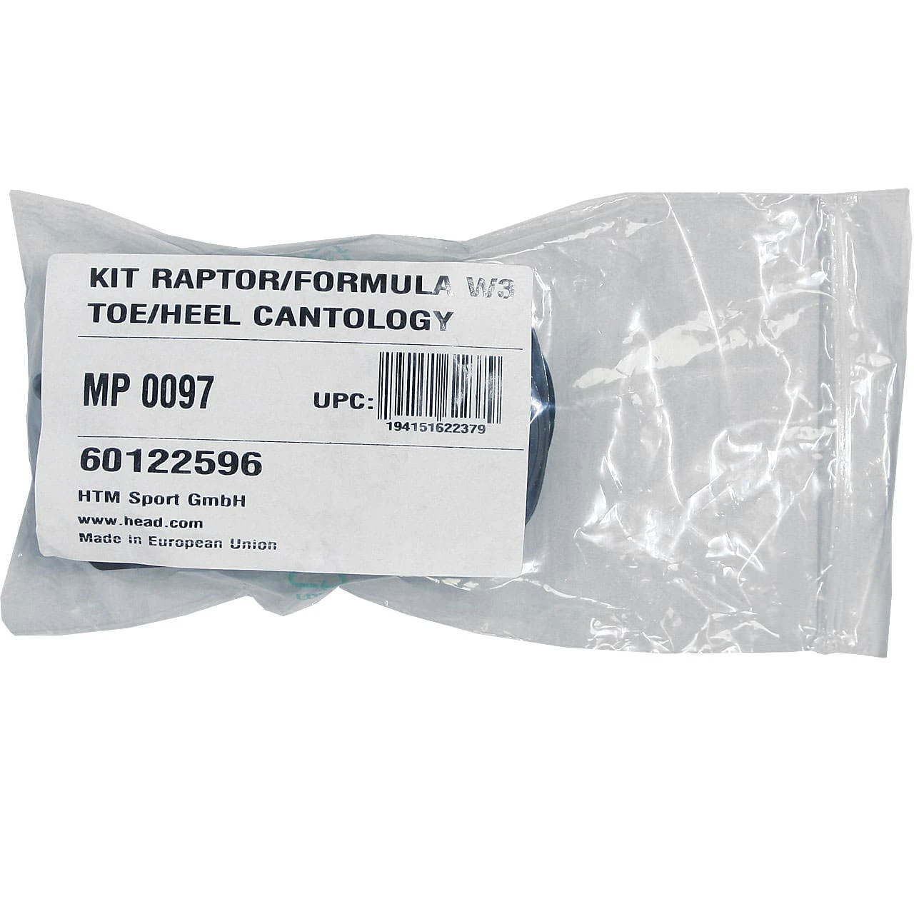 Head Raptor/Formula W3 Sole Plate Kit Alpin ISO 5355