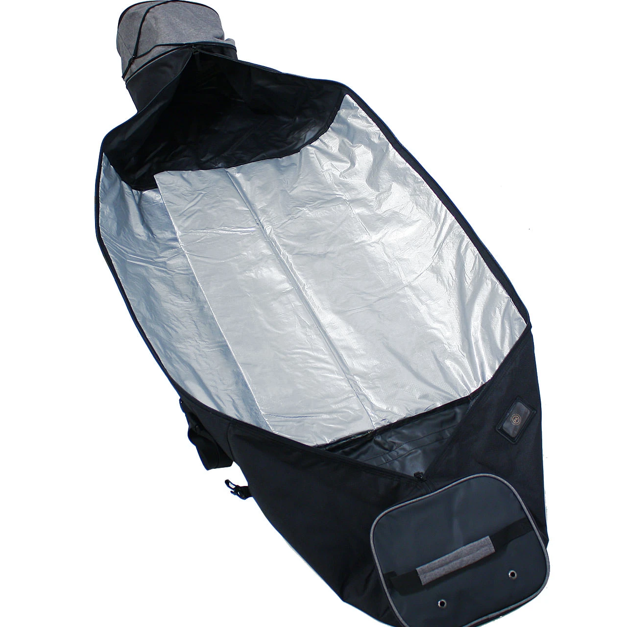 XSPO Skibag Alpine Deluxe Vario 2 Pair 175/195 Cm Black/grey - Image 3
